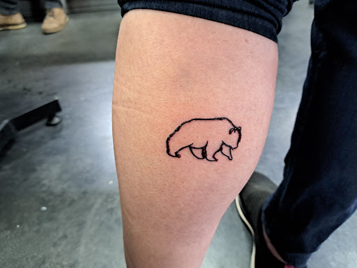 Explore barber pole tattoo ideas, creative tattoo ideas in Parker, available at Chroma Collective Tattoo & Laser Removal Co.