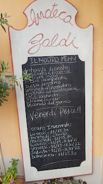Restaurant Enoteca Baldi à Panzano - menu / carte