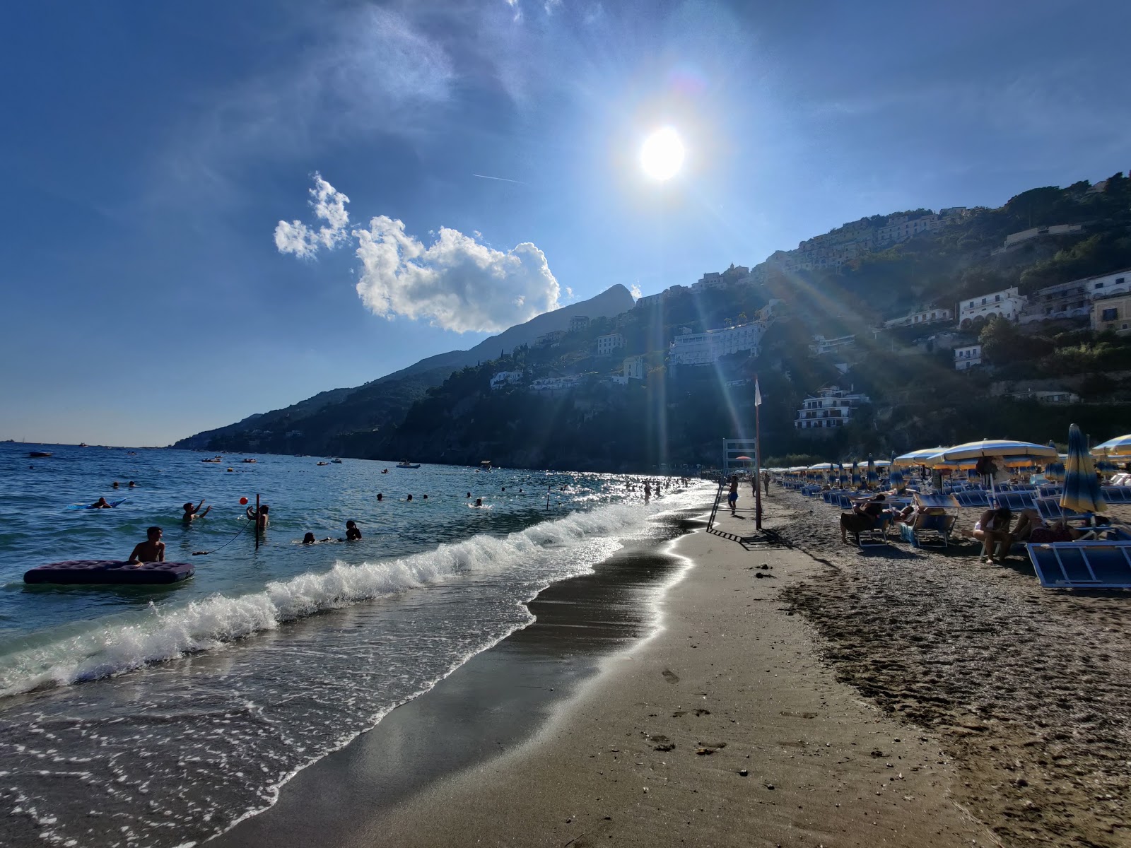 Foto di Vietri beach area del resort sulla spiaggia