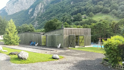 Camping du Bois-Noir, St-Maurice, Valais, Suisse