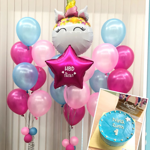 Crystal Balloon สาขาศาลายา ลูกโป่งวันเกิด งานแต่ง งานเลี้ยงบริษัท งานทำบุญ