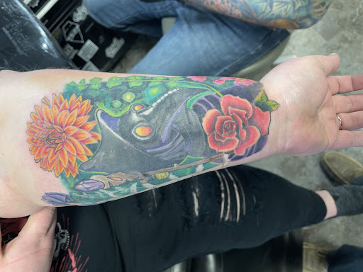 Explore packer tattoo ideas, creative tattoo ideas in Waterloo, available at Friki Tiki Tattoo and Gallery