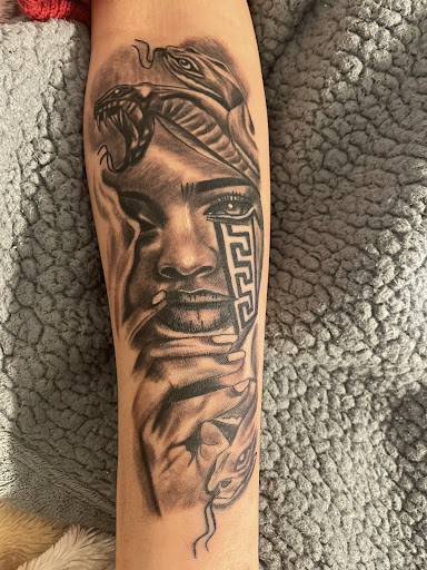 Explore tattoo ideas floral, creative tattoo ideas in Lubbock, available at Pura Envidia Tattoo Shop