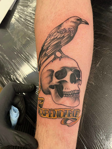 Explore forearm watercolor tattoo ideas, creative tattoo ideas in Shelbyville, available at Stage Left Tattoo and Piercing
