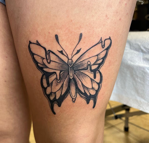 Explore step dad tattoo ideas, creative tattoo ideas in Houston, available at 333 Tattoo Studio HTX