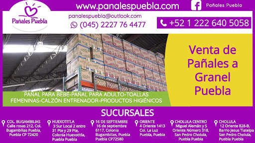 Distribuidora Pañales Puebla- 16 de septiembre