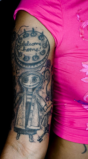 Explore shoulder chest tattoo ideas, creative tattoo ideas in Saint Petersburg, available at Phoebus Tattoos