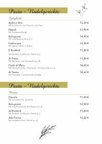 Pizzeria Mamma Mia à Inzigkofen carte