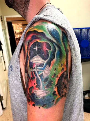 Explore ring finger tattoo cover up ideas, creative tattoo ideas in Cedar Creek, available at Inkd Out Tattoos