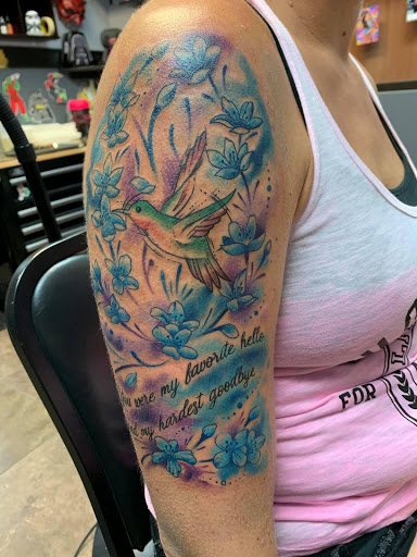 Explore tattoo memorial ideas, creative tattoo ideas in Houma, available at Black Pearl Tattoo Co