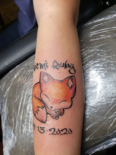 Explore earthy tattoo ideas, creative tattoo ideas in Canton, available at DEAD KAT TATTOO