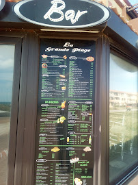LA GRANDE PLAGE à Le Barcarès menu
