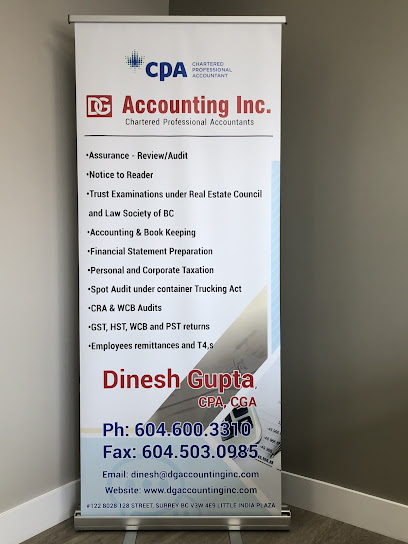 DG Accounting Inc. (CPA) - Chartered Professional Accountant