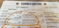 Corner Bistro Rotonde à Aix-en-Provence menu