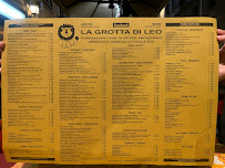 Pizzeria La Grotta Di Leo Srl à Florence (la carte)
