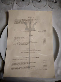 Menu / carte de Restaurant La Fontaine Gaillon à Paris