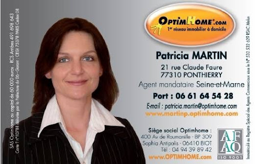 Agence immobilière Patricia Martin OPTIMHOME Saint-Fargeau-Ponthierry