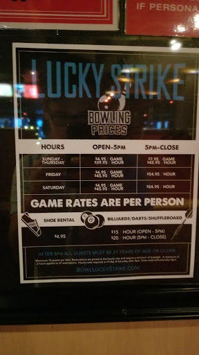 Bowling Alley «Lucky Strike Houston», reviews and photos, 1201 San Jacinto St, Houston, TX 77002, USA