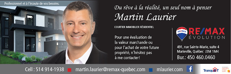 Martin Laurier Courtier Immobilier Remax