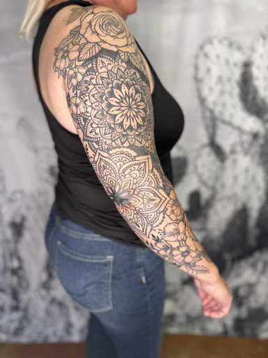 Explore basketball tattoo ideas for guys, creative tattoo ideas in Carefree, available at Lucid Arts - Design & Tattoo