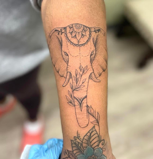 Explore inner bicep tattoo cover up ideas, creative tattoo ideas in Buffalo, available at Vagabond Ink Tattoo Parlor