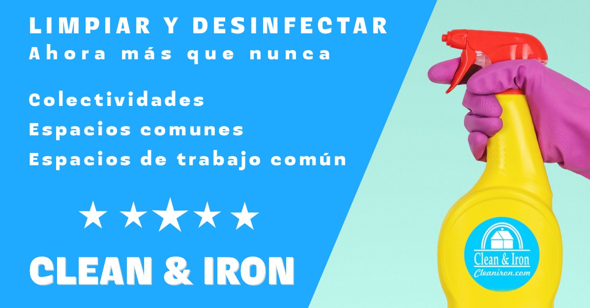 Limpieza a domicilio en Badajoz. Clean & Iron Service.