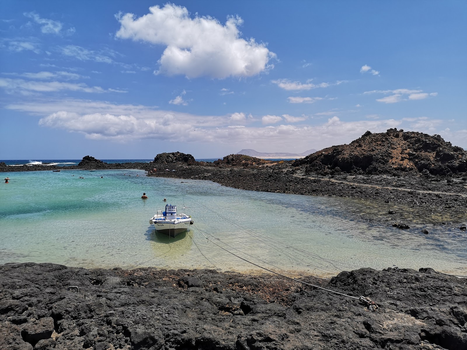 Foto van Puertito Isla De Lobos en zijn prachtige landschap