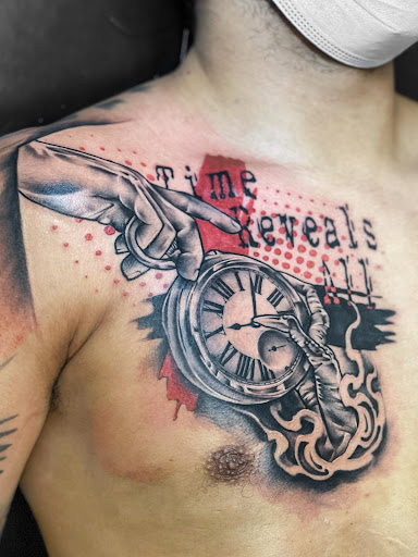 Explore day of the dead tattoos ideas, creative tattoo ideas in Amarillo, available at The Studio