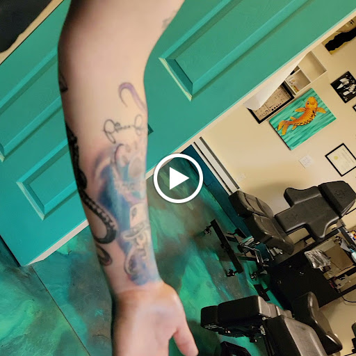 Explore mtb tattoo ideas, creative tattoo ideas in Traverse City, available at Pinups & Needles