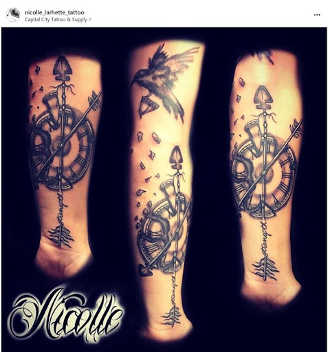 Find sagittarius tattoo ideas for your next unique tattoo in Concord at Capital City Tattoo LLC