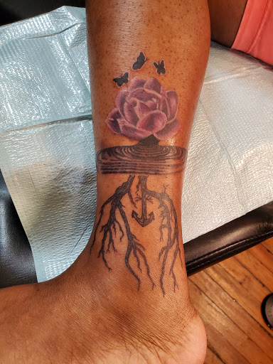 Explore female tattoo sleeve ideas, creative tattoo ideas in Raleigh, available at Conspiracy Ink Tattoos