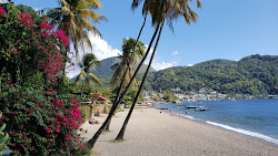 Soufriere beach的照片 带有宽敞的海湾