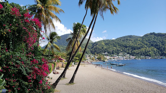 Soufriere beach