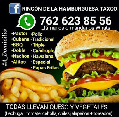 El Rincón De La Hamburguesa Taxco - Real de Cuauhtémoc altos 4, Centro, 40220 Taxco, Gro., Mexico