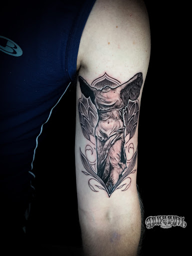 Explore submarine tattoo ideas, creative tattoo ideas in Chapel Hill, available at Durham Tattoos