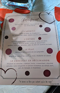 Menu du Restaurant Le Chateaubriant à Autun