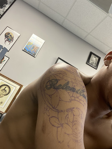 Explore coffin tattoo ideas, creative tattoo ideas in Destin, available at Atomic Frog Tattoo