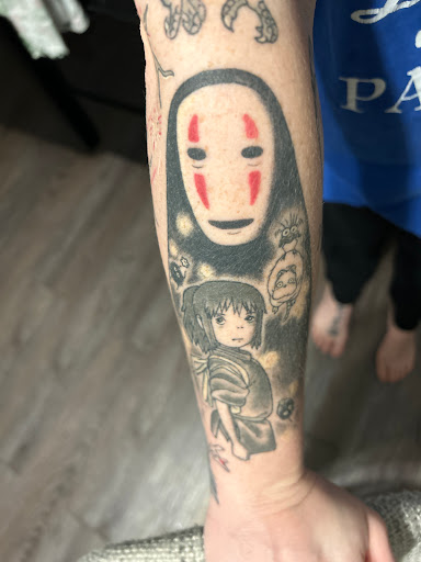 Explore guy hand tattoo ideas, creative tattoo ideas in Media, available at Byrd of Paradise Tattoos