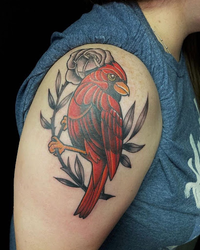 Explore hockey tattoo ideas, creative tattoo ideas in Amarillo, available at Bomb City Ink