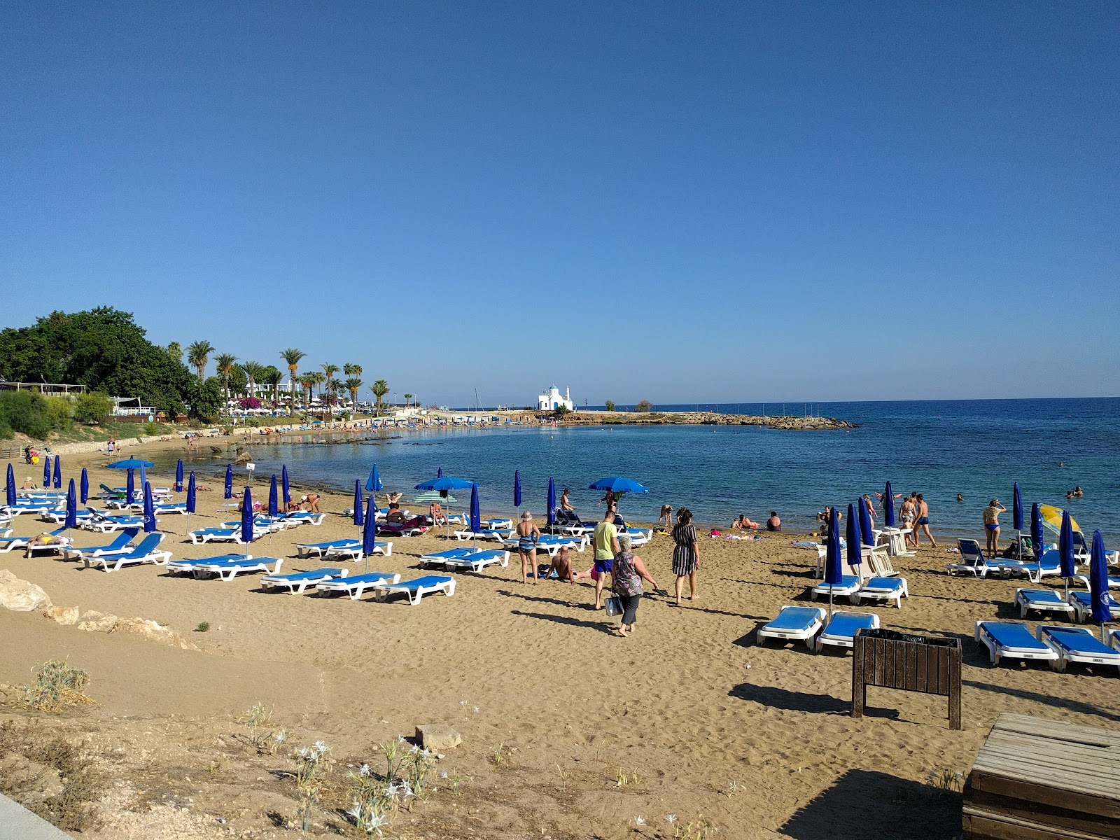 Foto de Kalamies beach área de comodidades