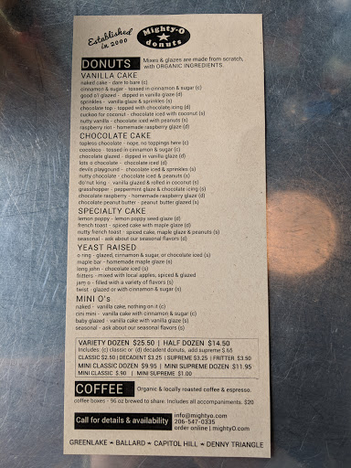 Donut Shop «Mighty-O Donuts Capitol Hill», reviews and photos, 1400 12th Ave, Seattle, WA 98122, USA