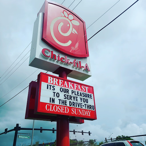 Fast Food Restaurant «Chick-fil-A», reviews and photos, 100 N Williamson Blvd, Daytona Beach, FL 32114, USA