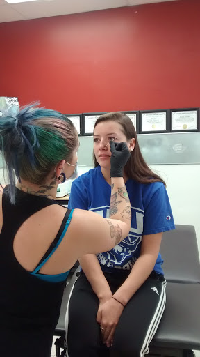 Explore sweet pea tattoo ideas, creative tattoo ideas in Hampton, available at Blue Horseshoe Tattoo and Body Piercing