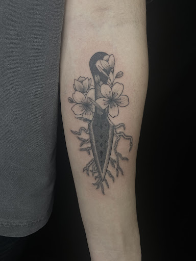 Explore cover up tattoo ideas for men, creative tattoo ideas in Norcross, available at Brotherhood Tattoo