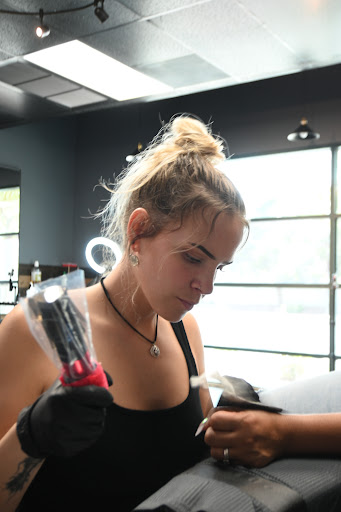 Explore daughter sleeve tattoo ideas, creative tattoo ideas in Las Vegas, available at Posh Tattoo LV