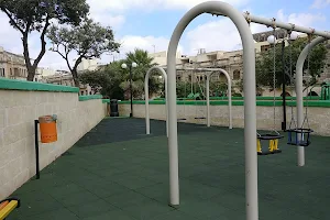 Playground & adult fitness area image