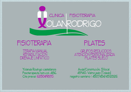 Clinica De Fisioterapia YolanRodrigo, Valmojado Av. de la Constitución, 5, 45940 Valmojado, Toledo, España