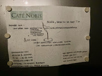 Menu du Hotel Café Nobis à Münster