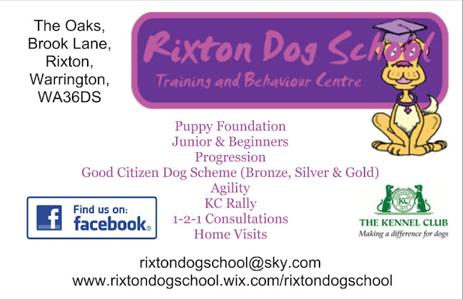 Comments and reviews of Rixton Dog School Training & Behaviour Centre