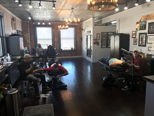 Explore small beachy tattoo ideas, creative tattoo ideas in Kansas City, available at Golden Stag Tattoo and Gallery